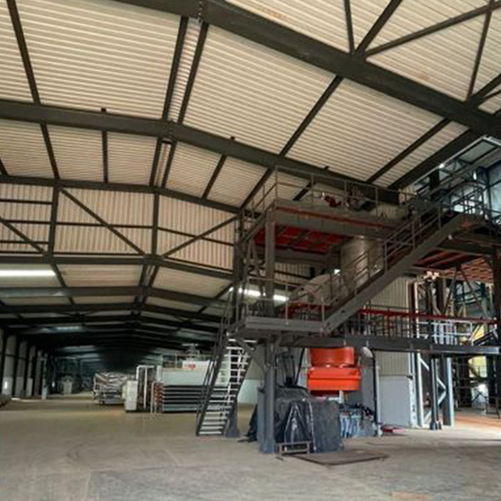 Structure en acier de plate-forme