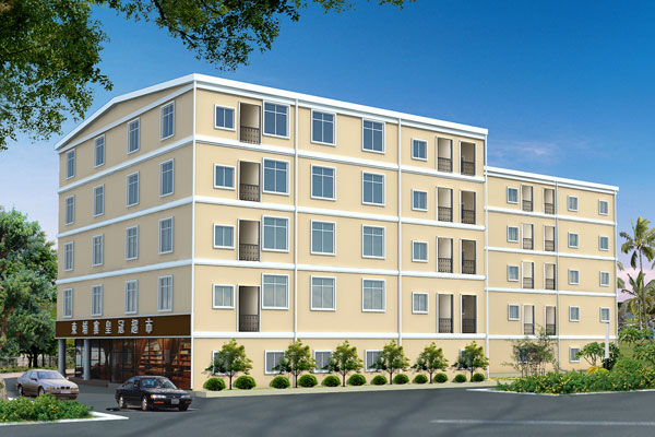 Projet de supermarché et d'hôtel de 5 étages au Cambodge