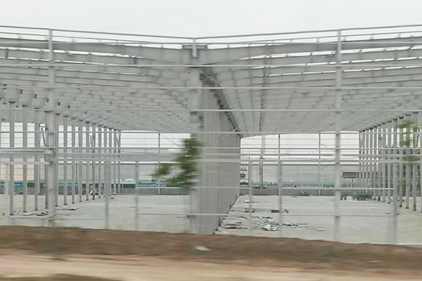 Projet d'atelier de structure en acier en Thaïlande