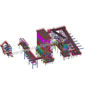 Production de plates-formes de structure en acier