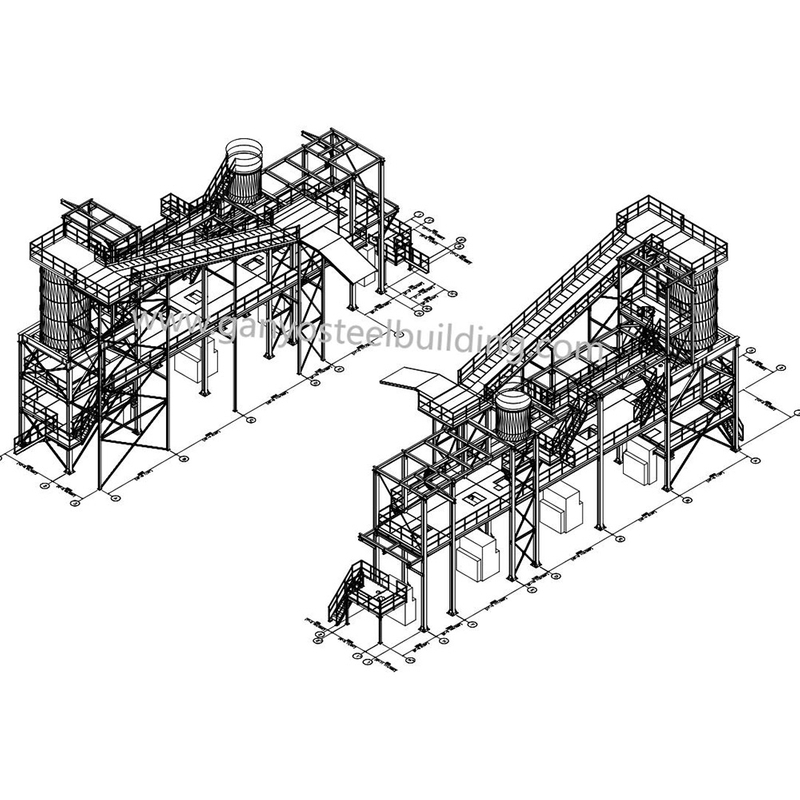 Plate-forme de grille en acier galvanisé