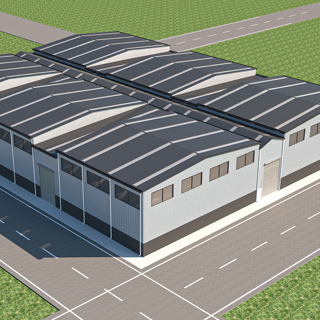 Atelier de structure métallique préfabriquée à vendre