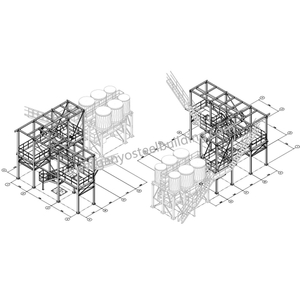 Plate-forme de grille en métal